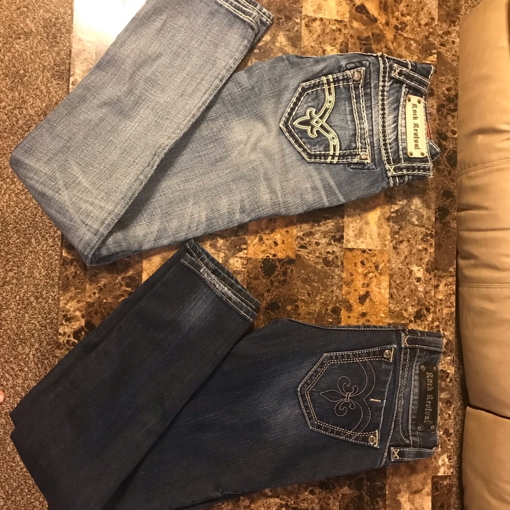 Rock Revival Skinny Jeans - Size 24 & 25